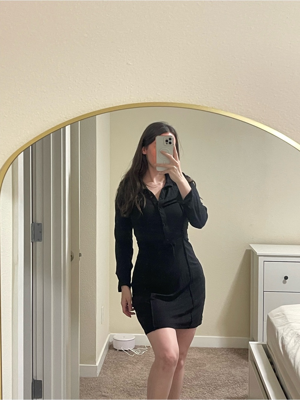 Black Mini Dress - Picture 5 of 5